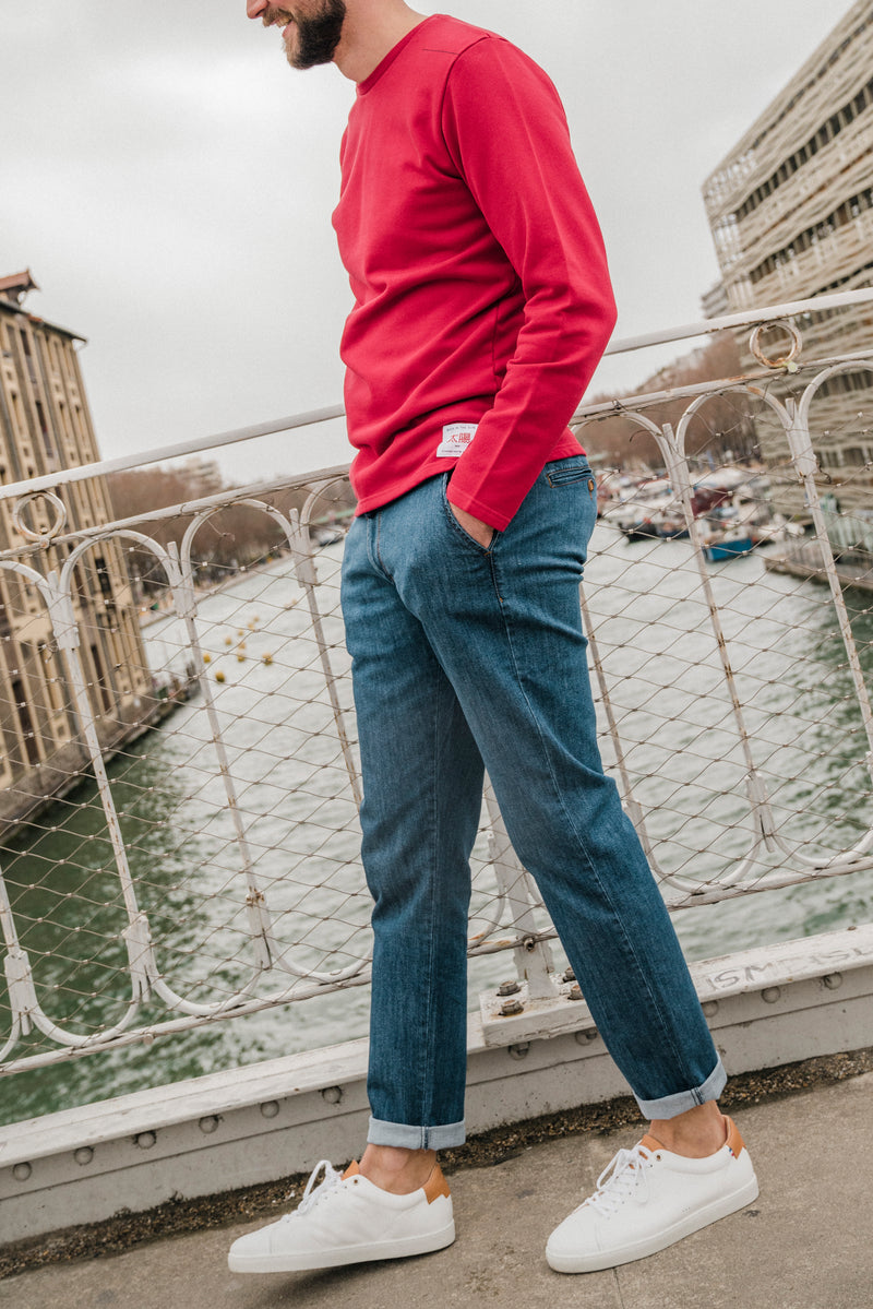 Tiago Bleached Denim - Pants
