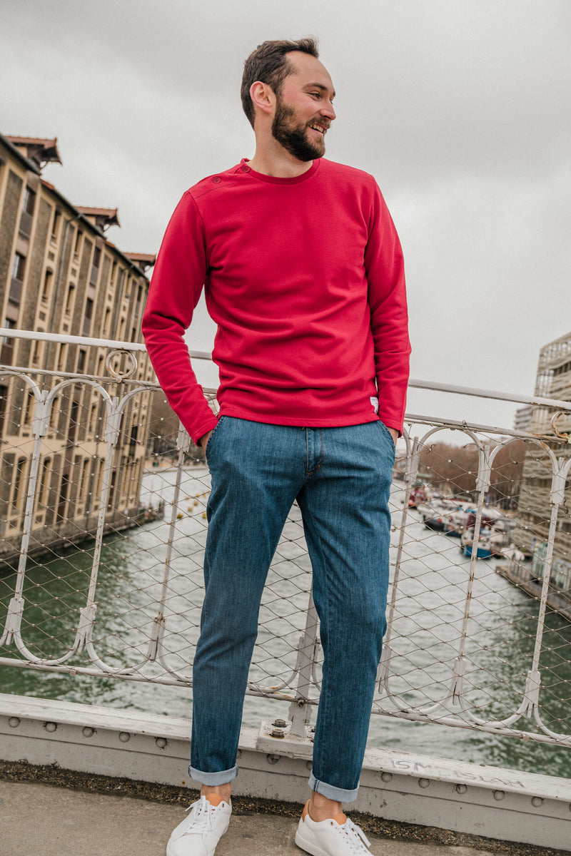 Tiago Bleached Denim - Pants